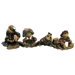 Boyds Bear & Friends Week Folkstone Ribbit & Co Collector Items. 4, No Boxes